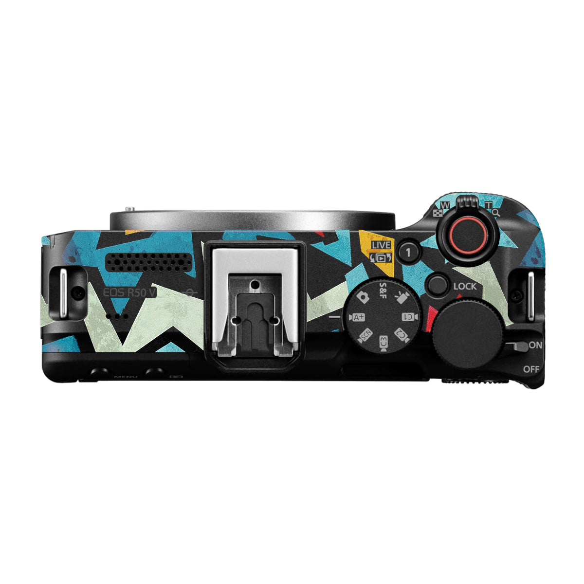 Pop Art Lightning Canon EOS R50V Camera Skin