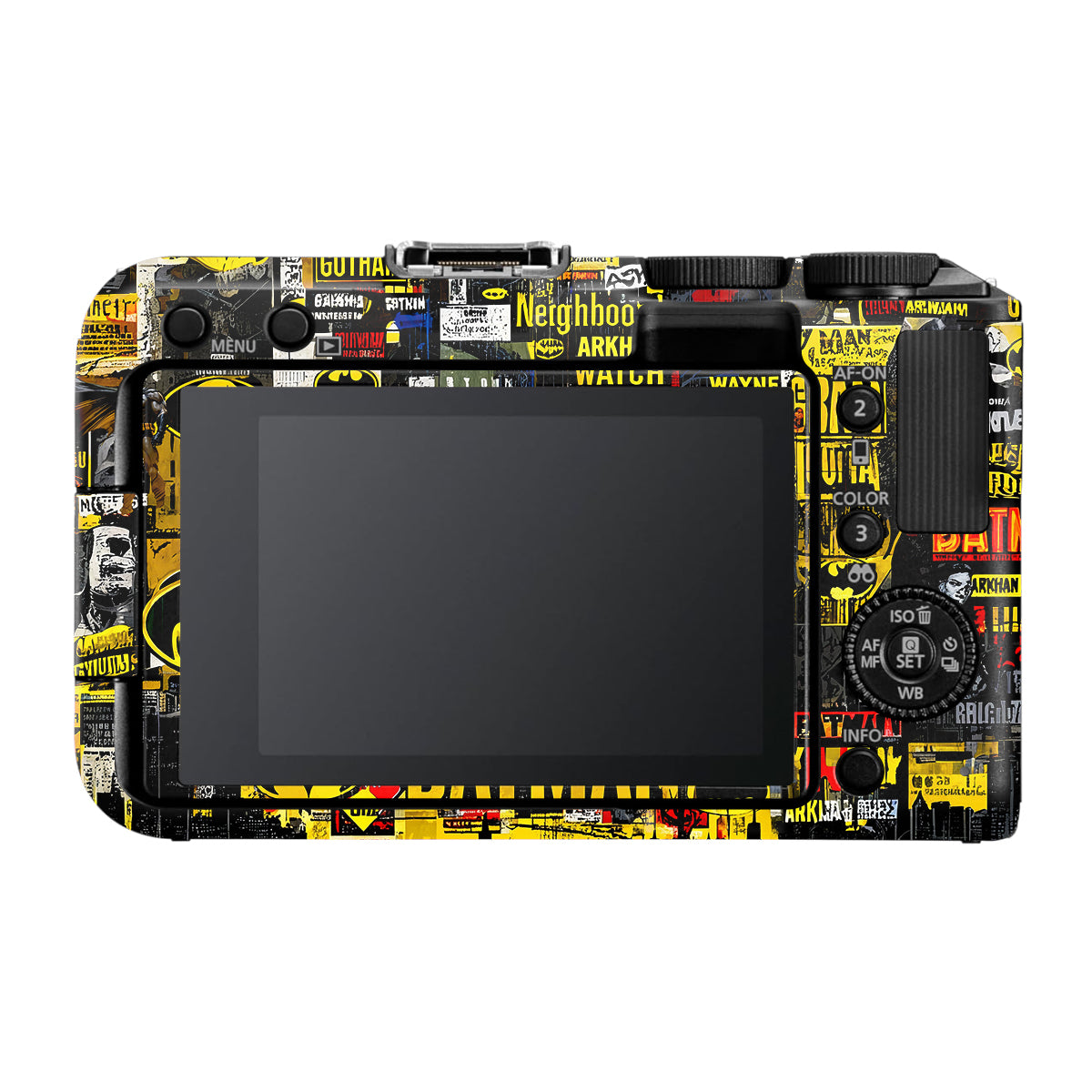 Batman Collage Canon EOS R50V Camera Skin
