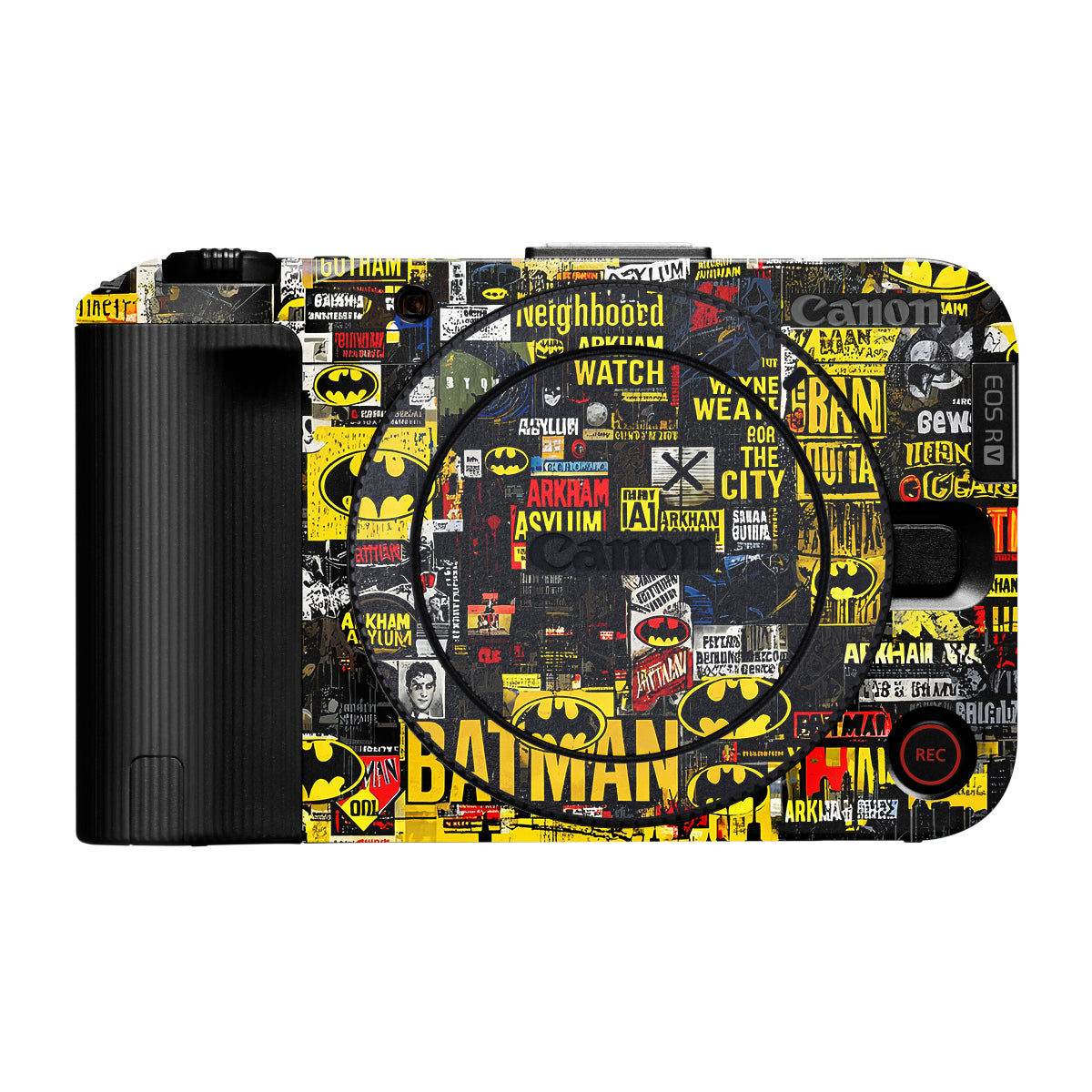 Batman Collage Canon EOS R50V Camera Skin