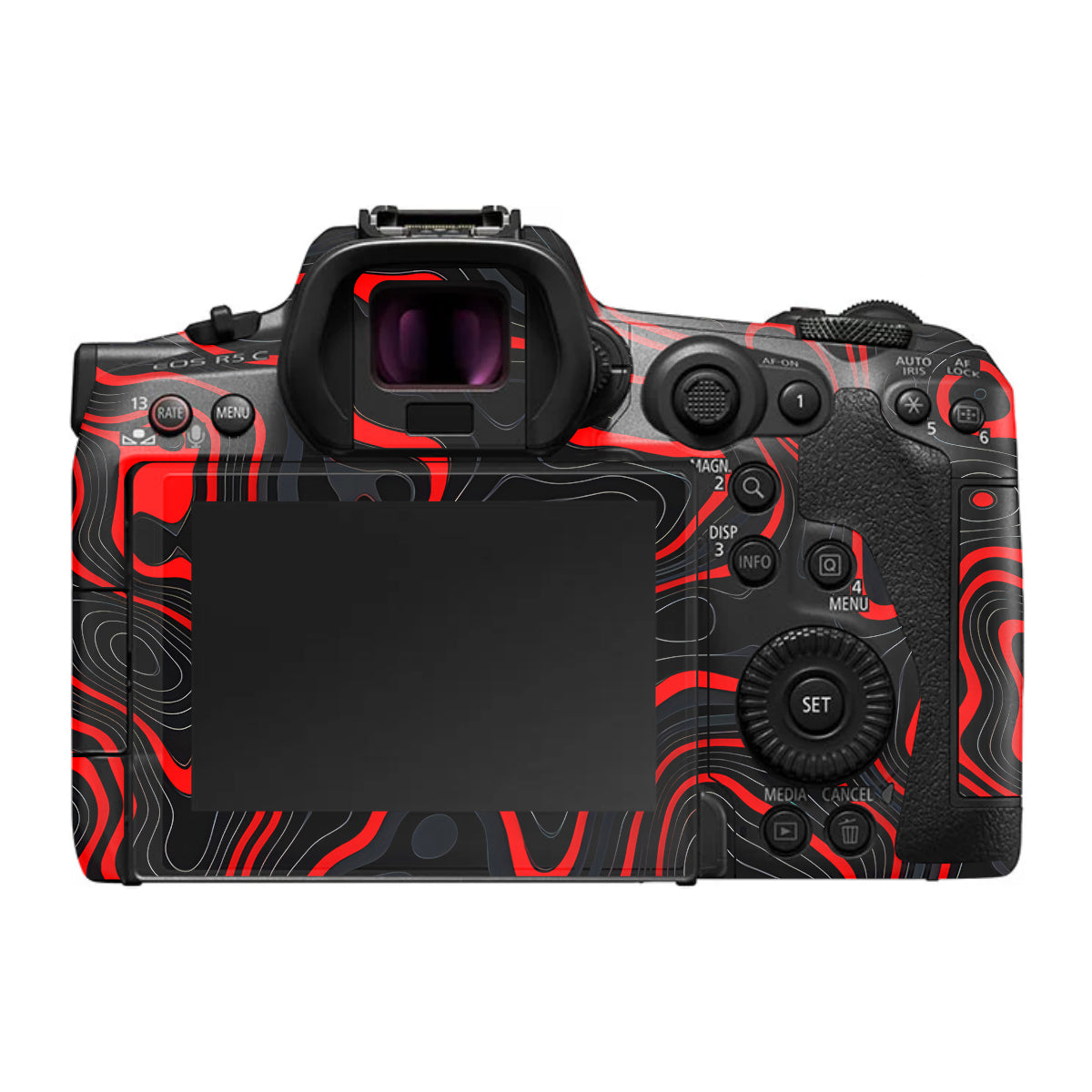 Crimson Waves Canon EOS R5 C Camera Skin