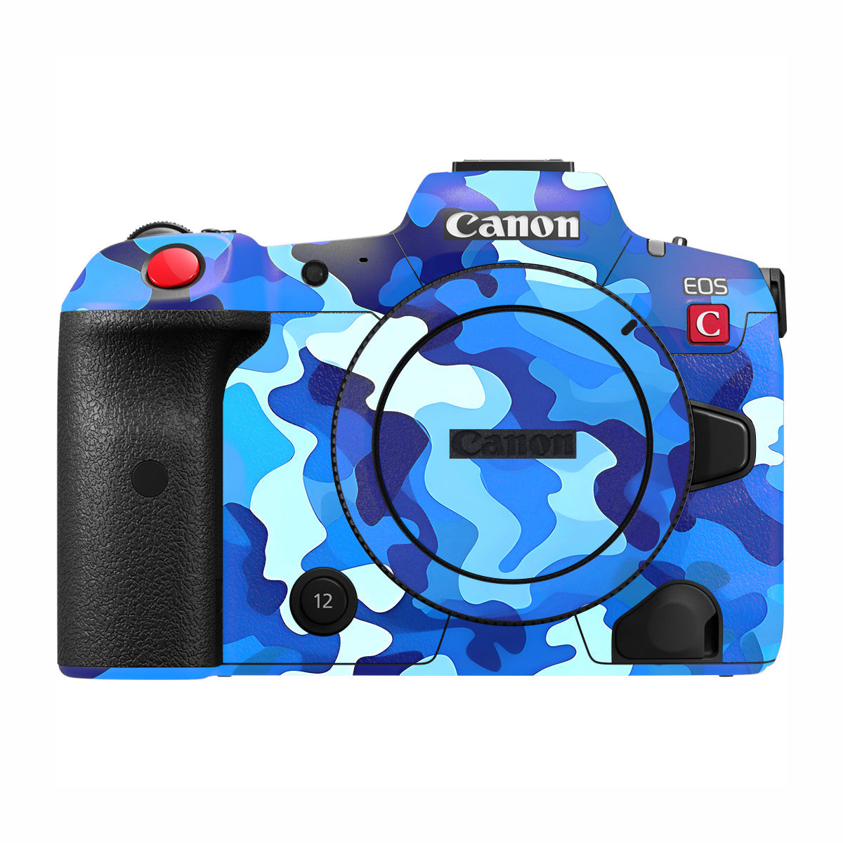 Arctic Blue Camo Pattern Canon EOS R5 C Camera Skin