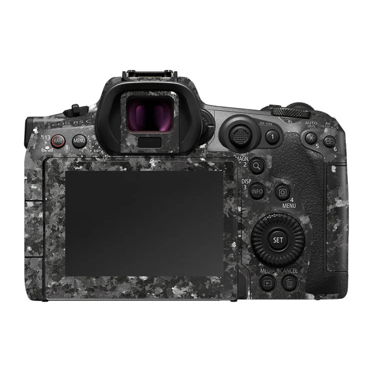 Black Granite Canon EOS R5 C Camera Skin
