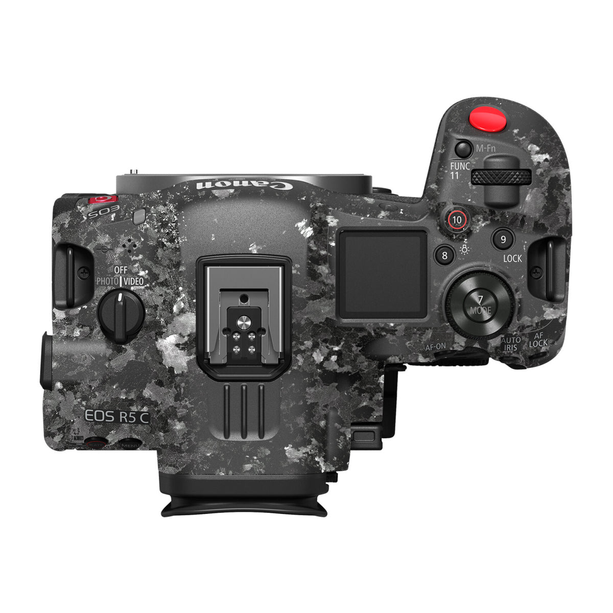 Black Granite Canon EOS R5 C Camera Skin