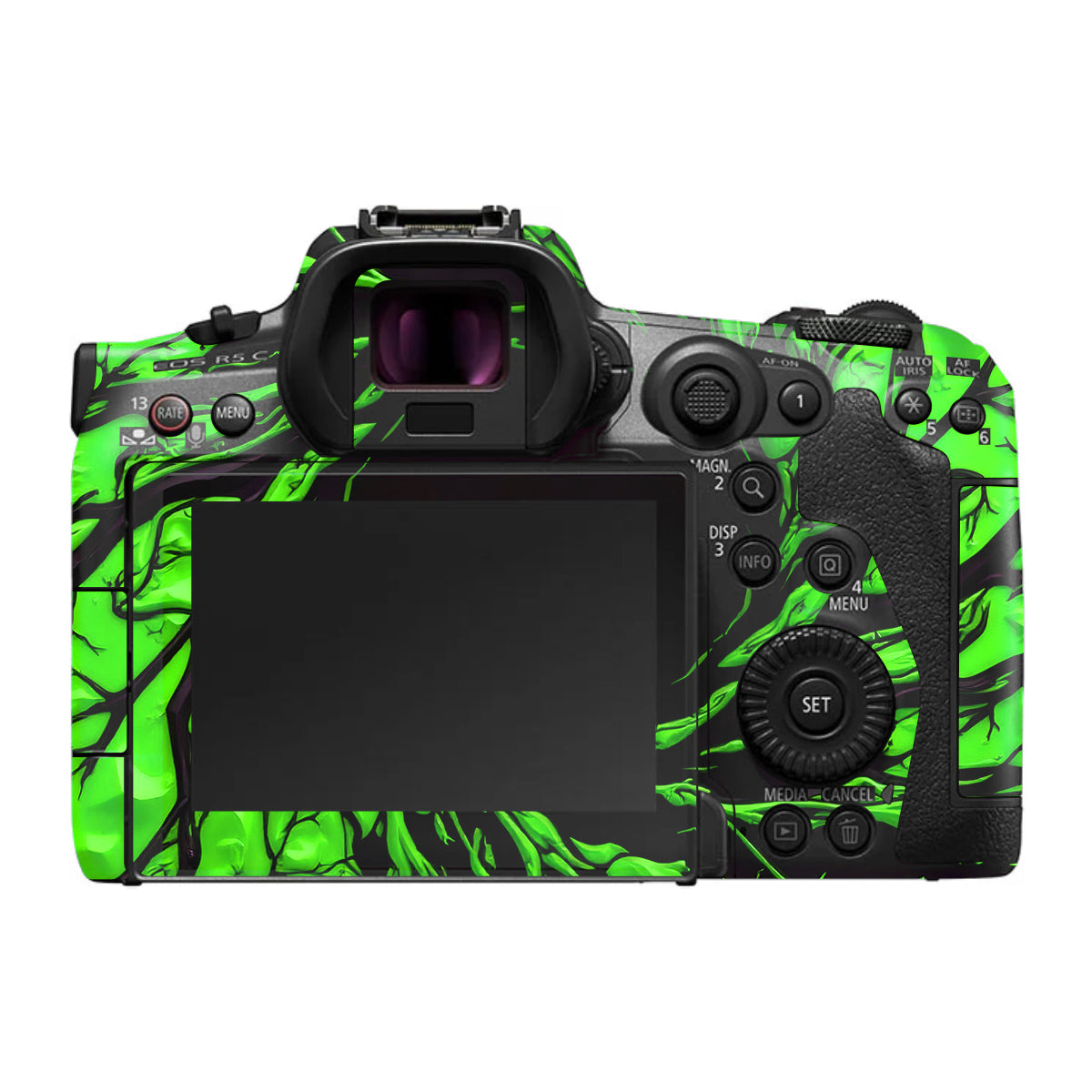 Venom Green Canon EOS R5 C Camera Skin