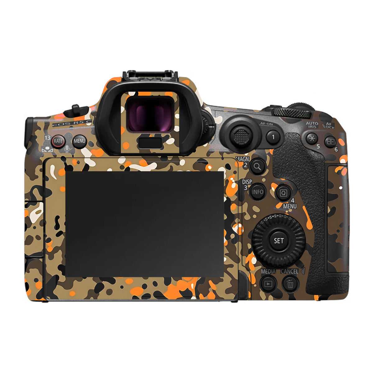 Orange Brown Spot Canon EOS R5 C Camera Skin