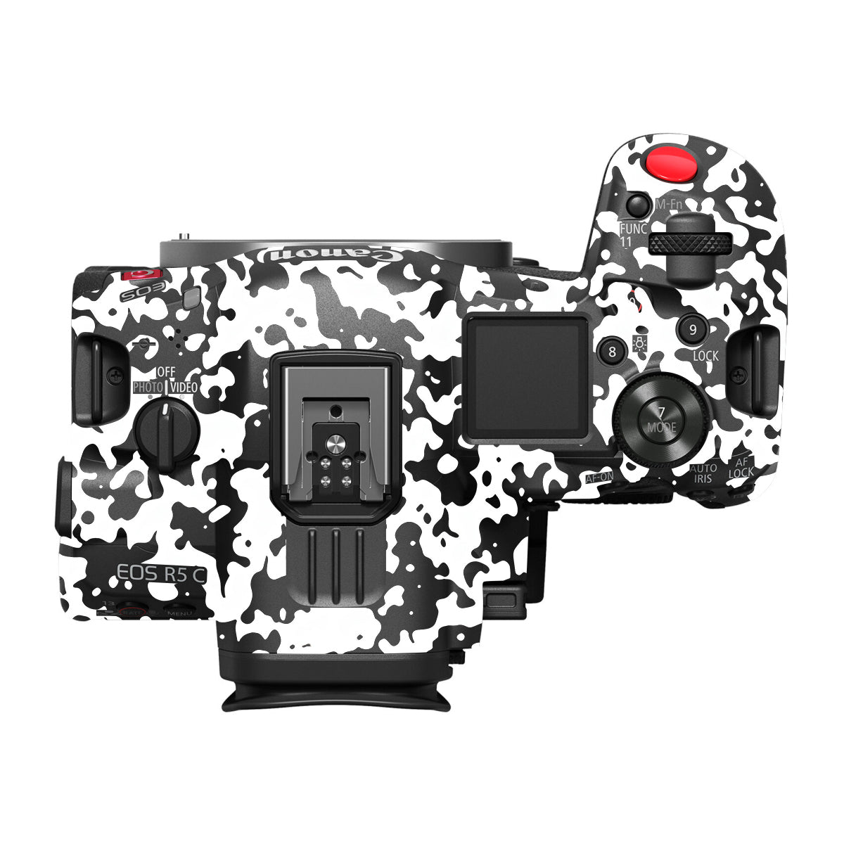 Snow Camo Canon EOS R5 C Camera Skin
