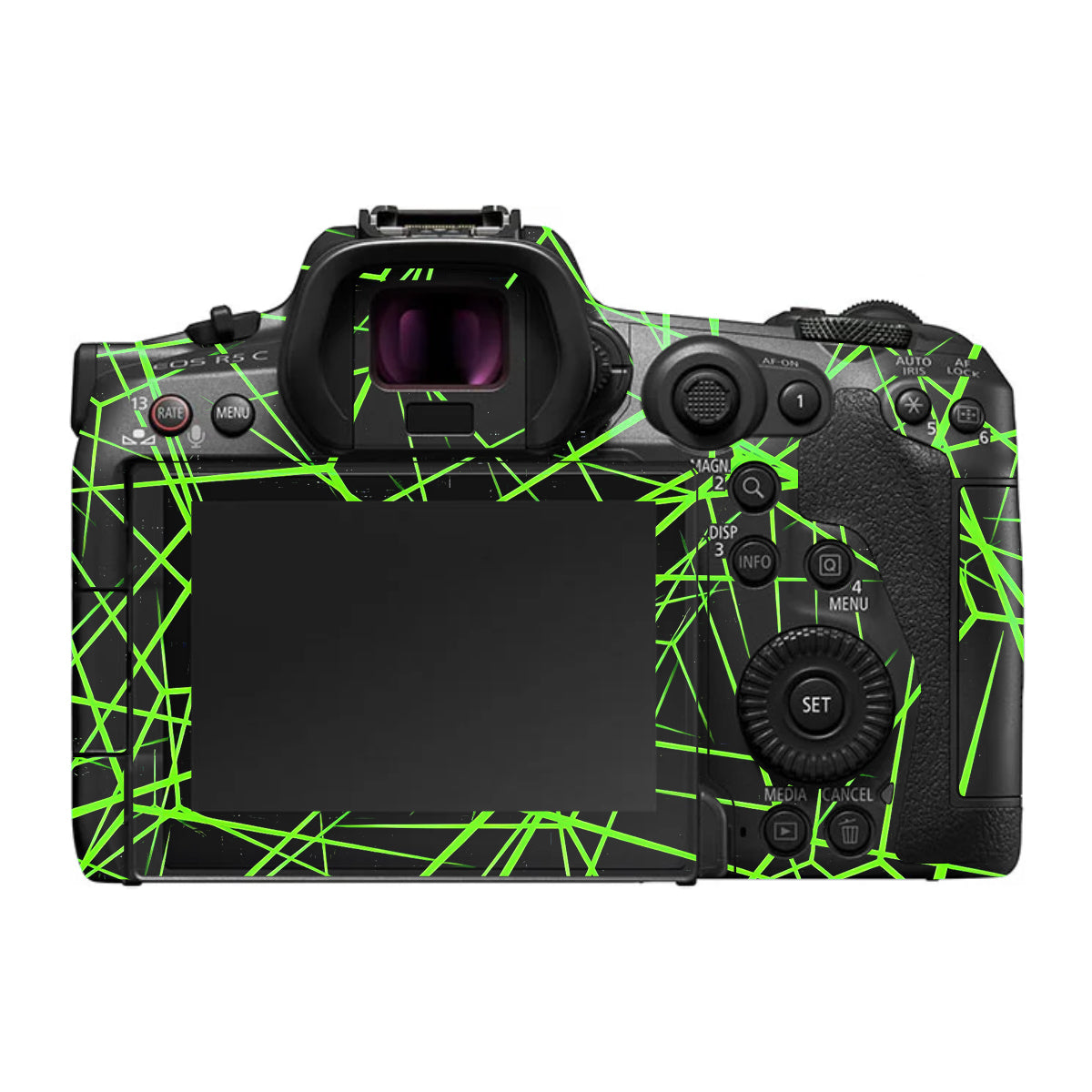 Neon Grid Canon EOS R5 C Camera Skin