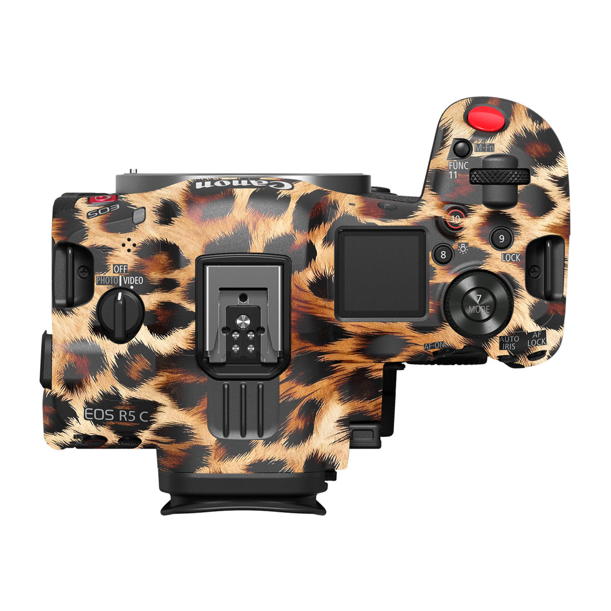 Classic Leopard Spots Canon EOS R5 C Camera Skin