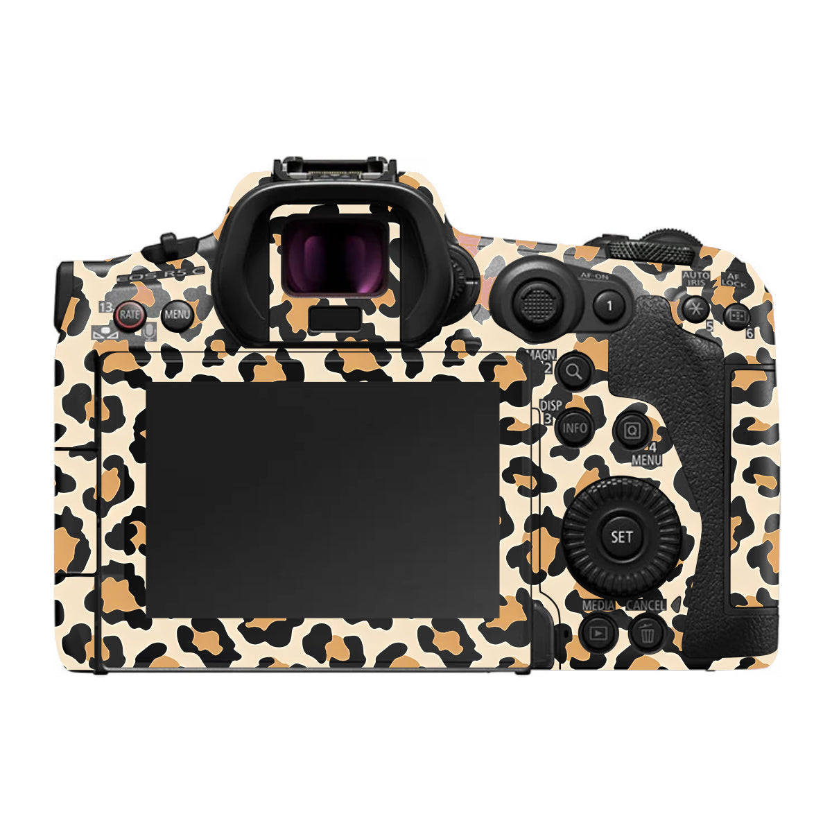 Sandy Leopard Spots Canon EOS R5 C Camera Skin