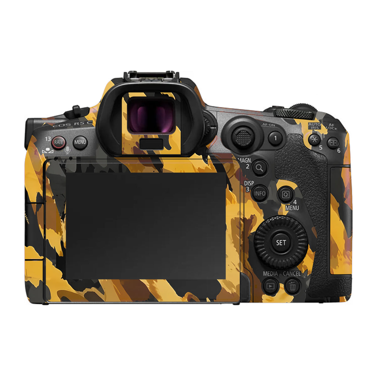 Camo Tiger Blend Canon EOS R5 C Camera Skin