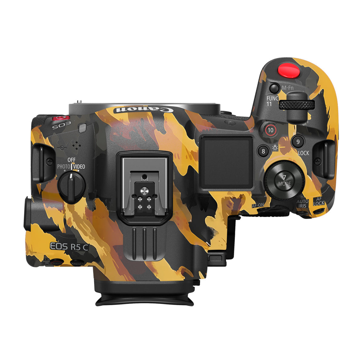 Camo Tiger Blend Canon EOS R5 C Camera Skin