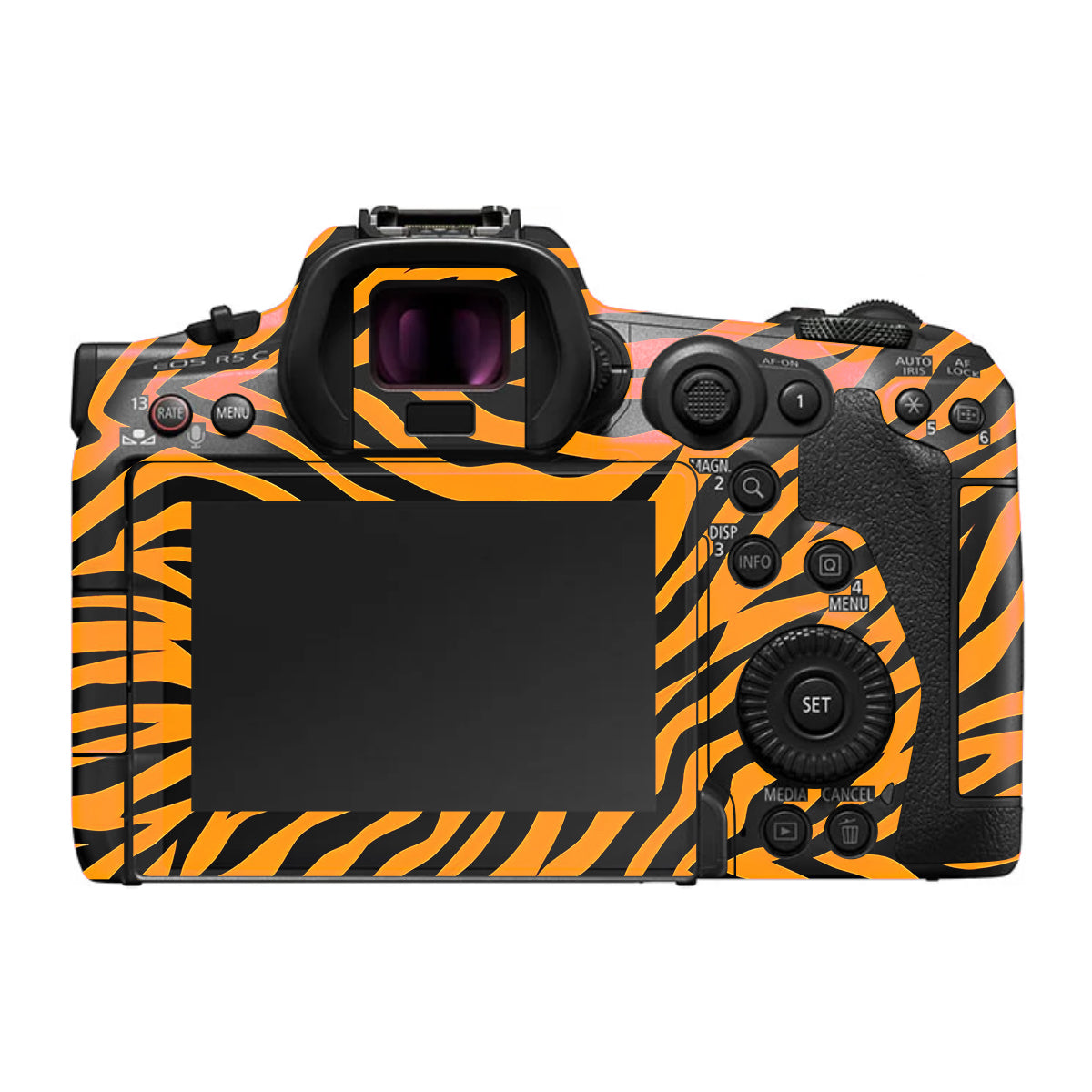 Zebra Gold Pattern Canon EOS R5 C Camera Skin