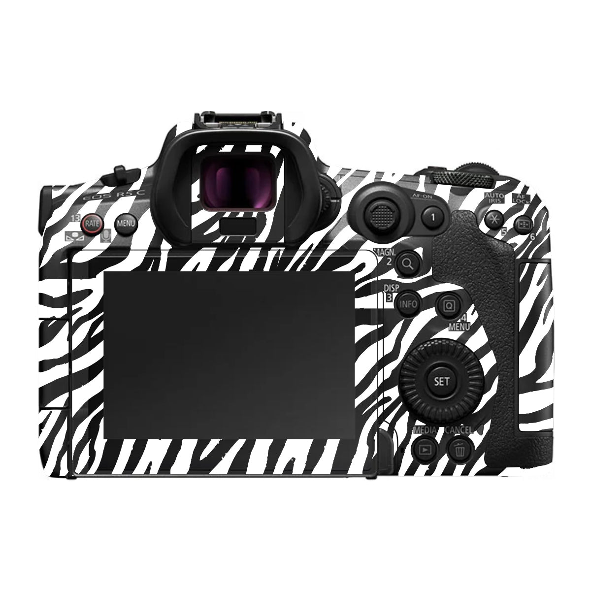 Classic Zebra Stripes Canon EOS R5 C Camera Skin