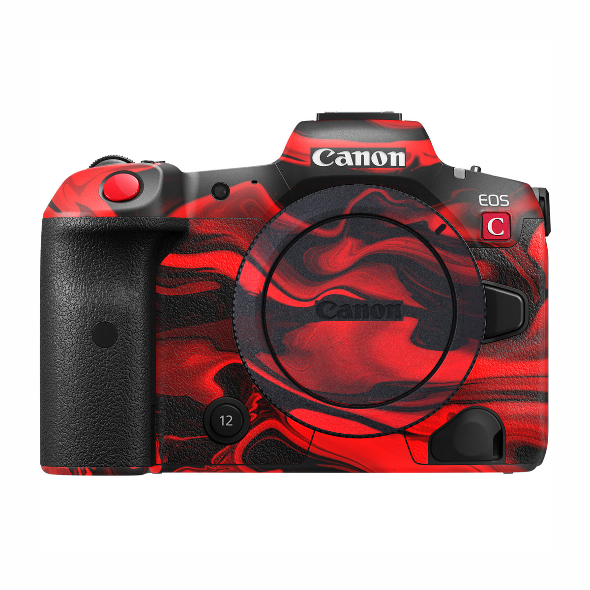 Red Lava Flow Canon EOS R5 C Camera Skin