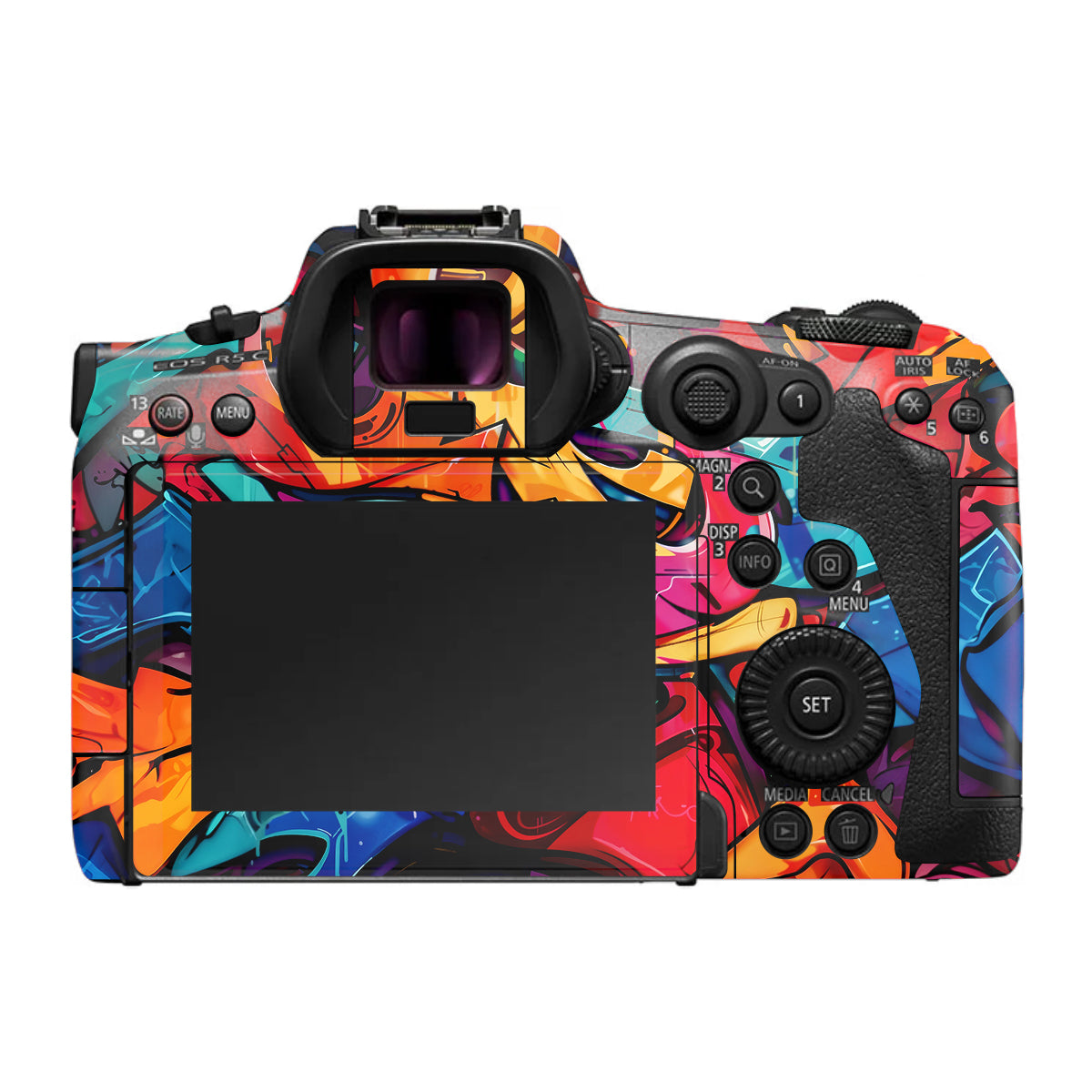 Urban Graffiti Explosion Canon EOS R5 C Camera Skin
