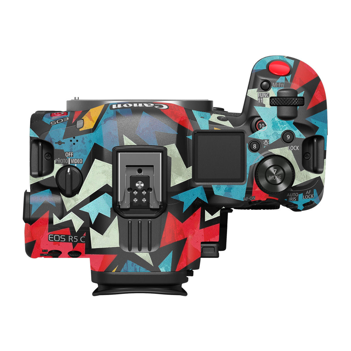 Pop Art Lightning Canon EOS R5 C Camera Skin