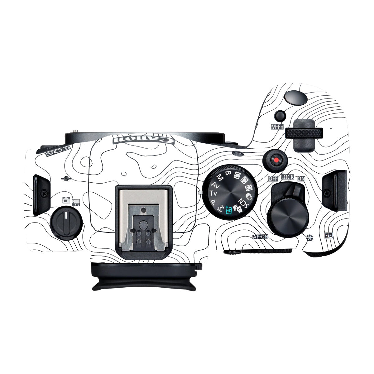 White Contour Design Canon R6 Mark III Camera Skin