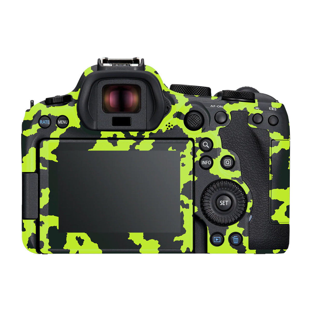 Neon Green Splatter Canon R6 Mark III Camera Skin