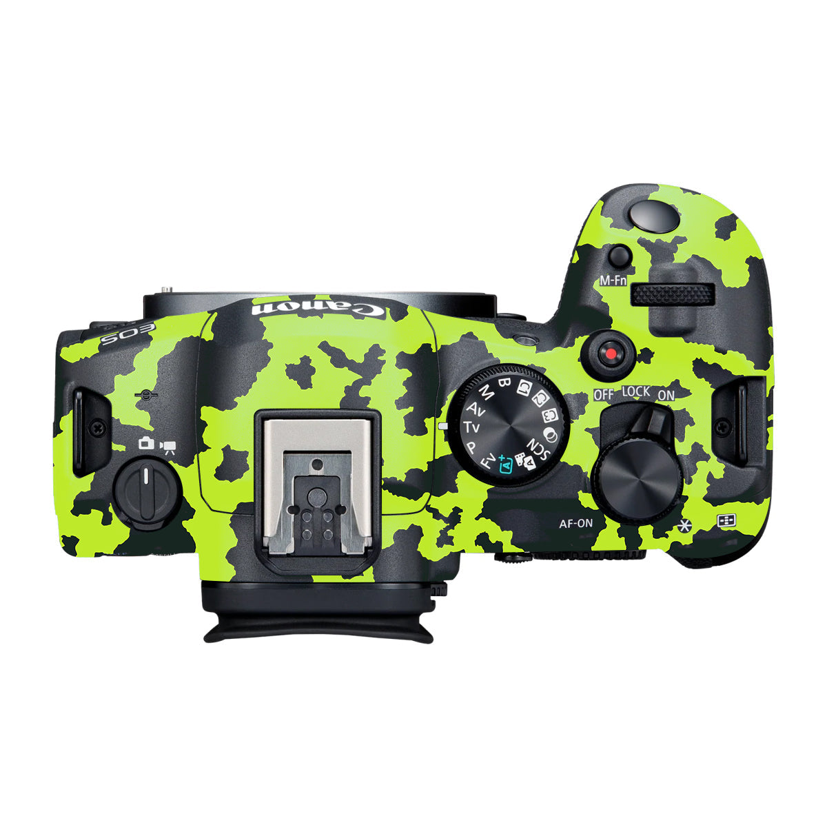 Neon Green Splatter Canon R6 Mark III Camera Skin