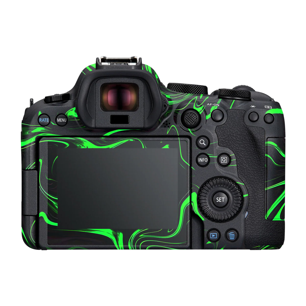 Green Liquid Pattern Canon R6 Mark III Camera Skin