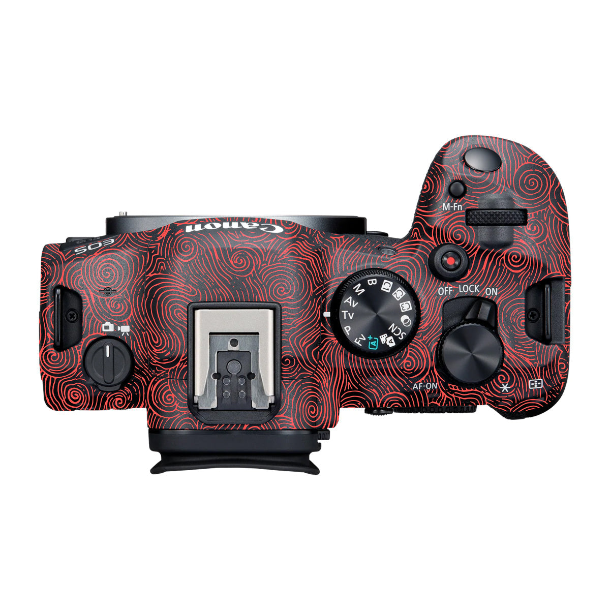 Red Spirals Canon R6 Mark III Camera Skin