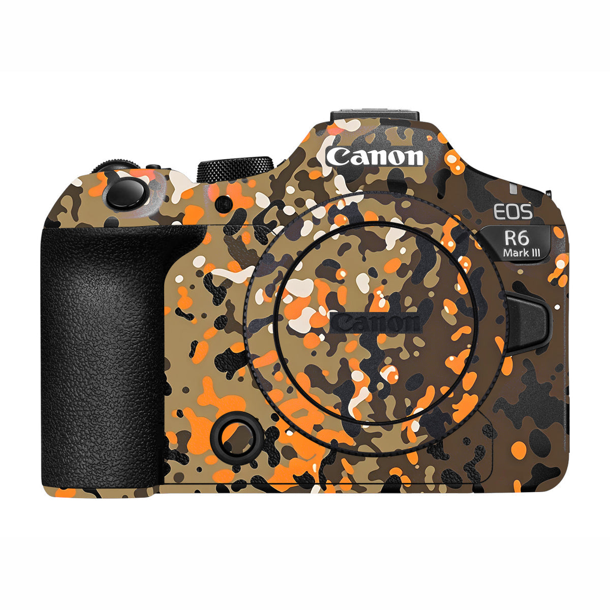 Orange Brown Spot Canon R6 Mark III Camera Skin