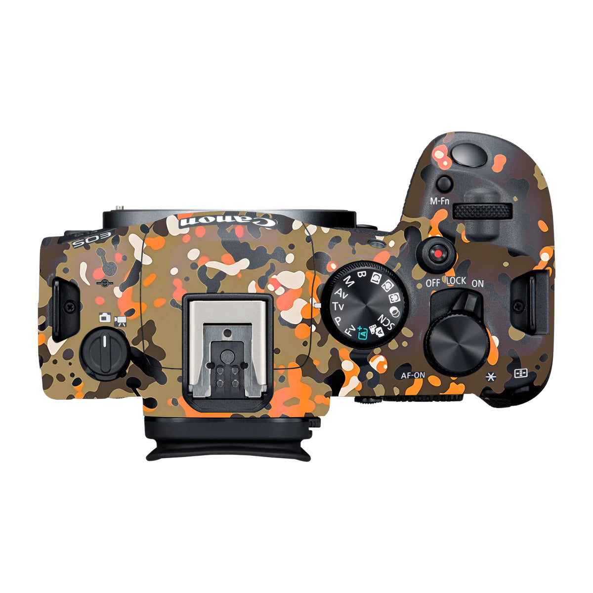 Orange Brown Spot Canon R6 Mark III Camera Skin
