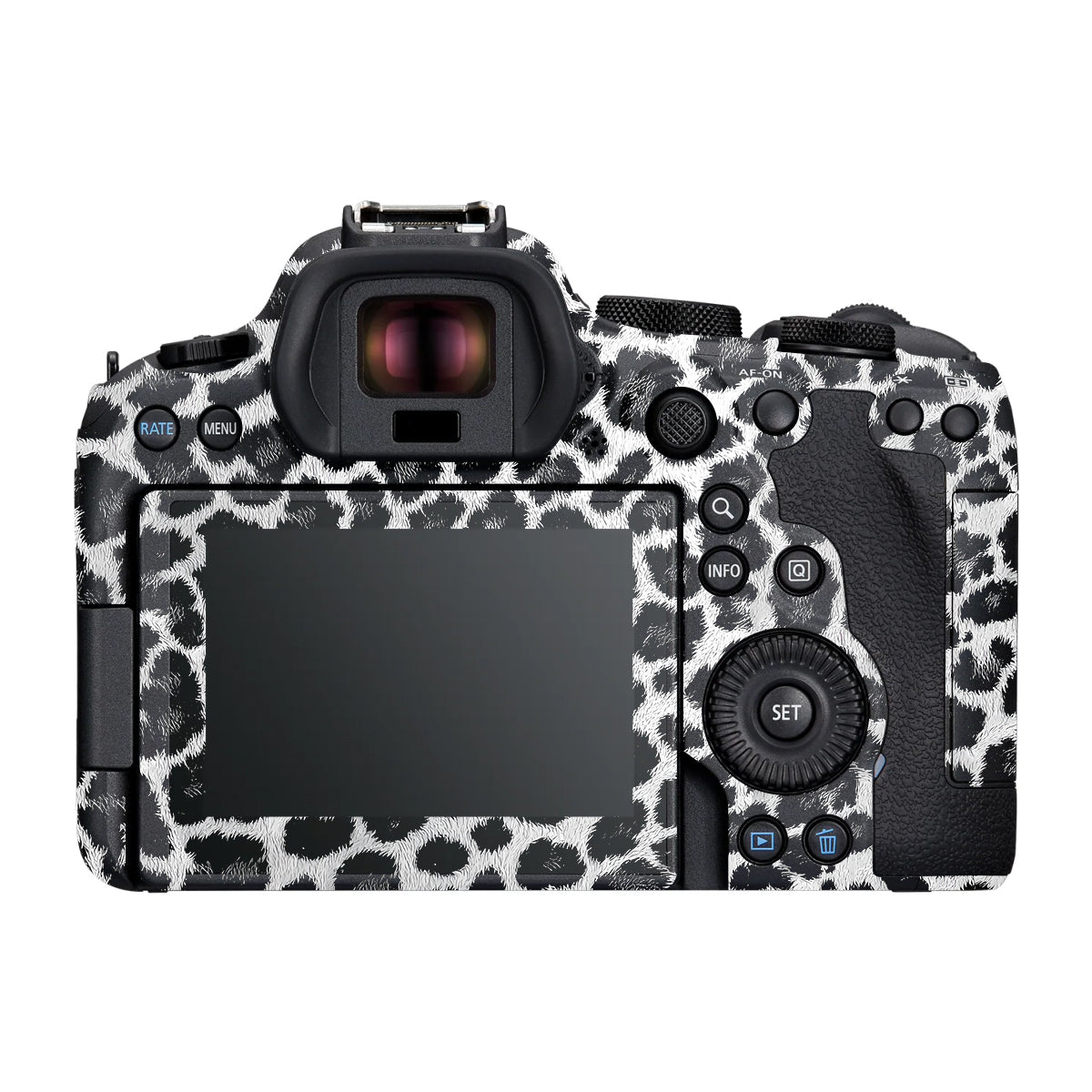 Snow Leopard Spots Canon R6 Mark III Camera Skin