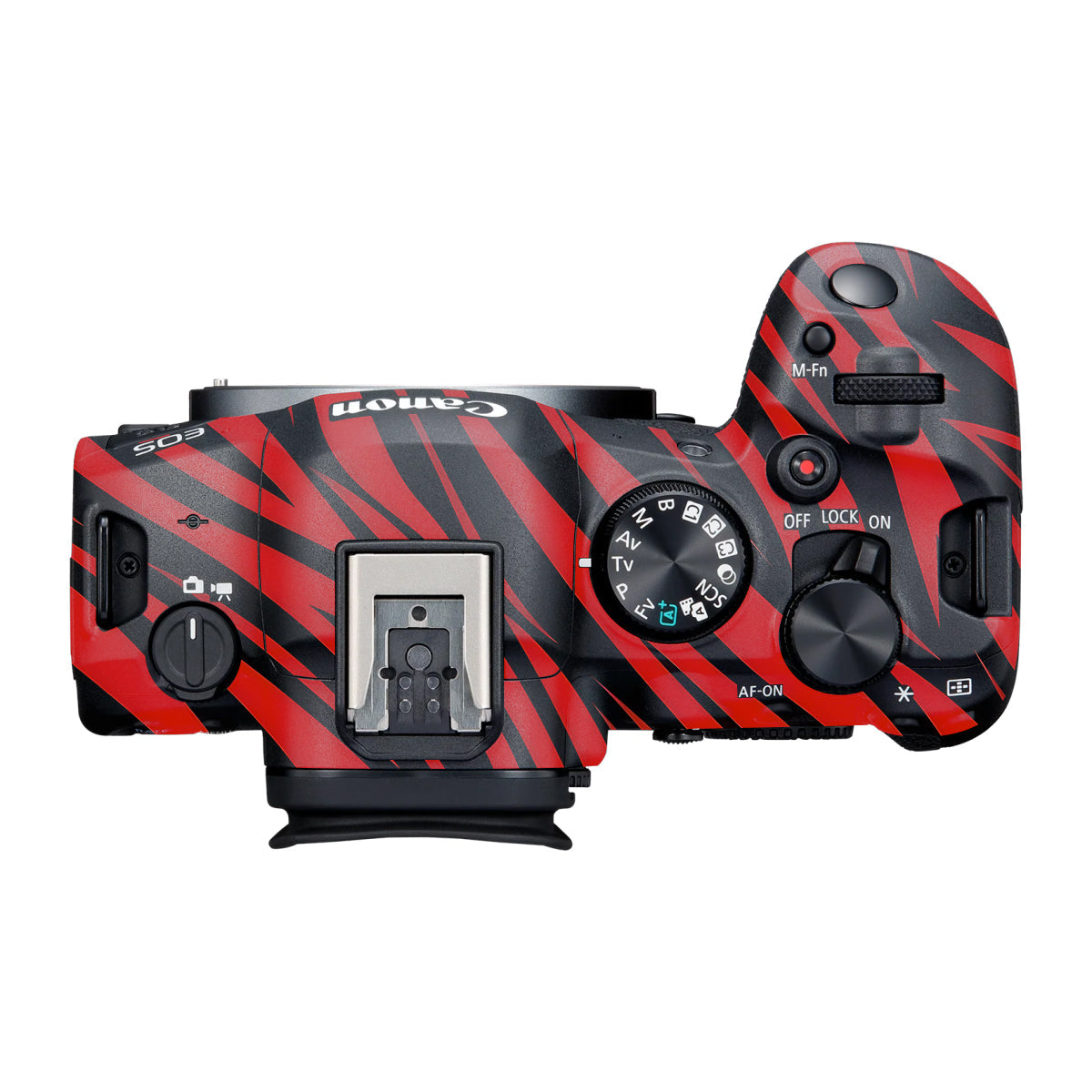 Red and Black Stripes Canon R6 Mark III Camera Skin