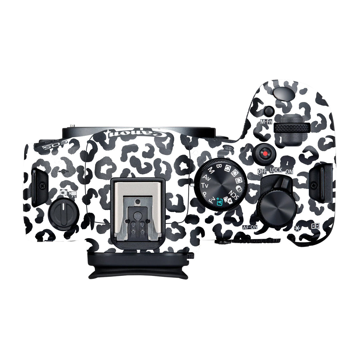 White Leopard Canon R6 Mark III Camera Skin