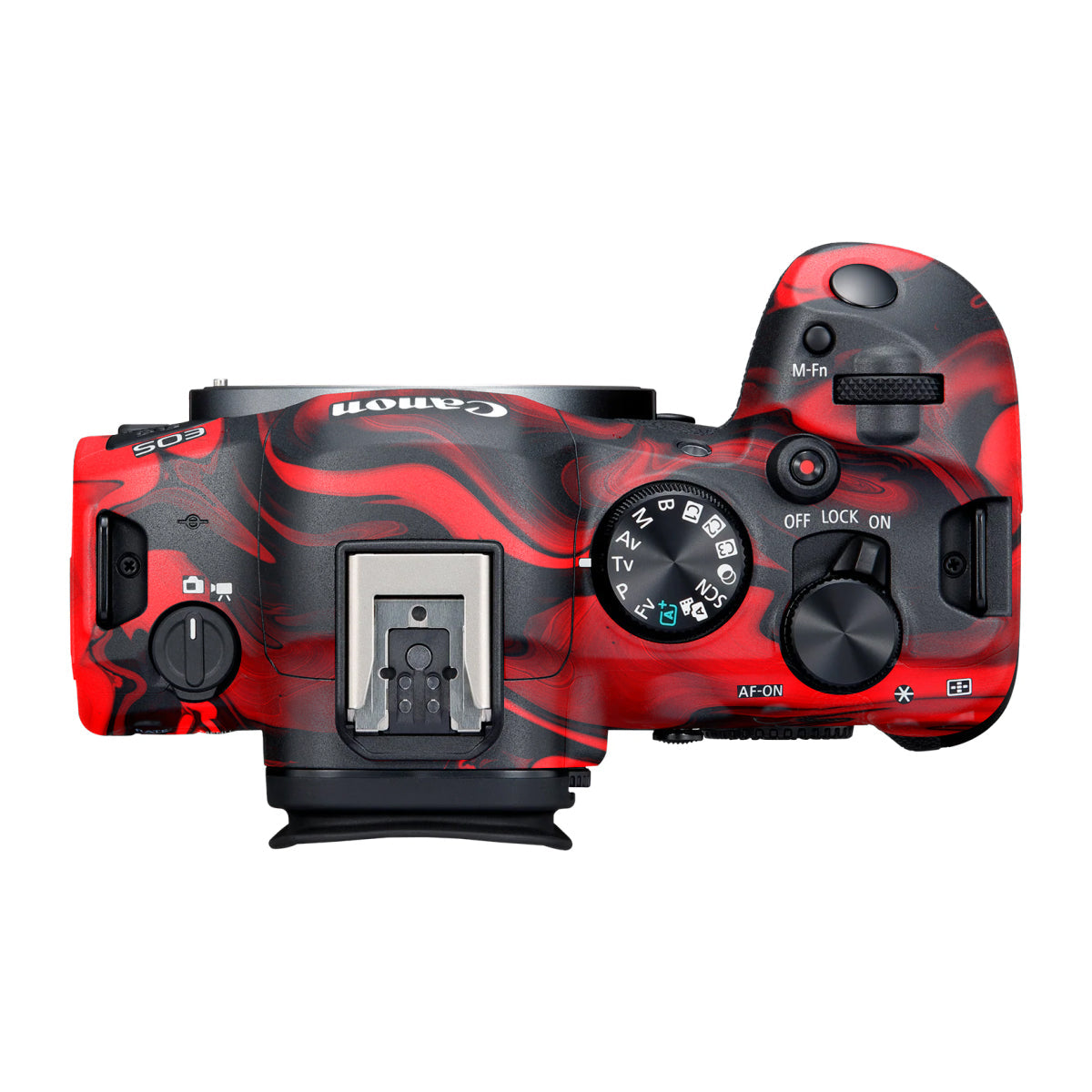 Red Lava Flow Canon R6 Mark III Camera Skin
