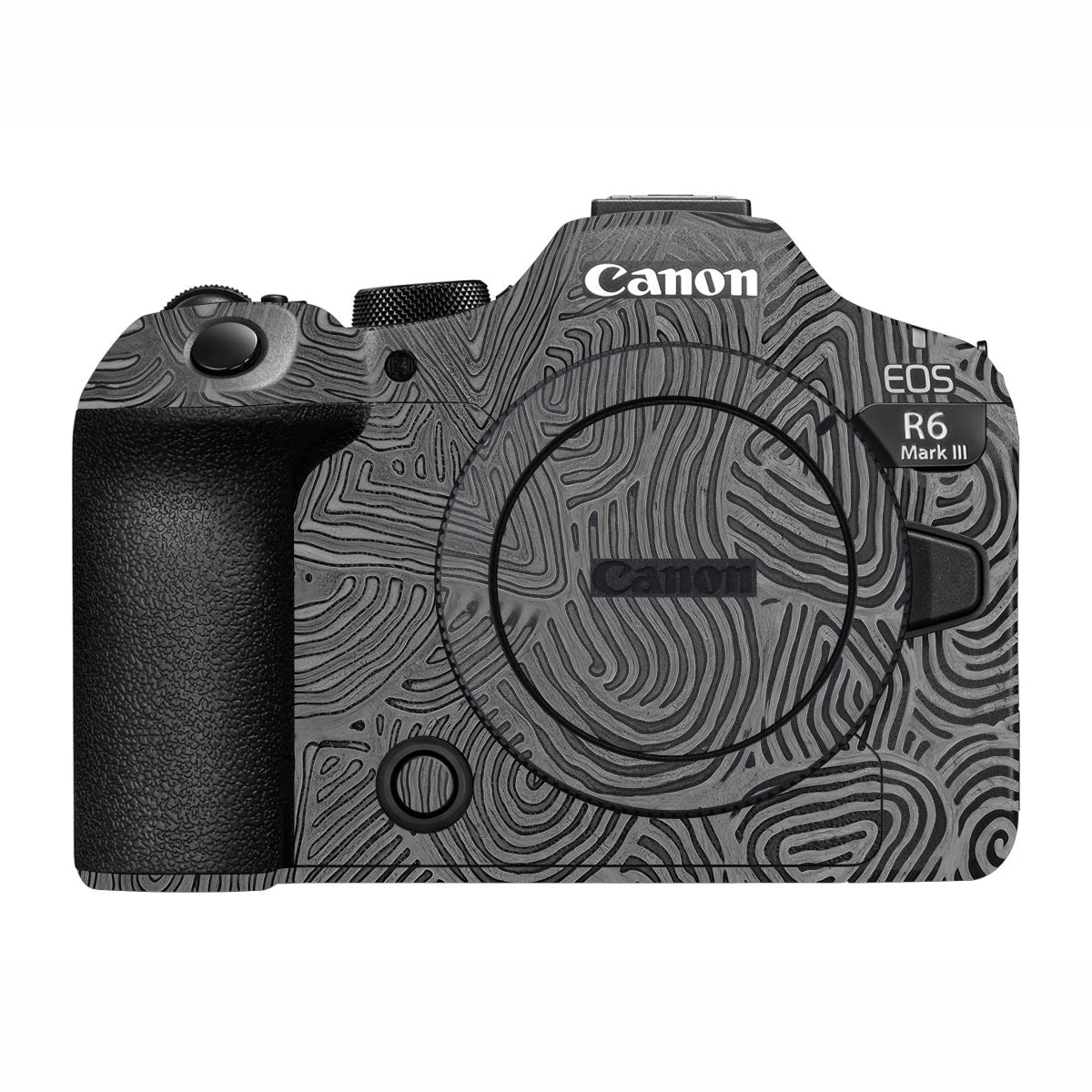 Monochrome Line Maze Canon R6 Mark III Camera Skin