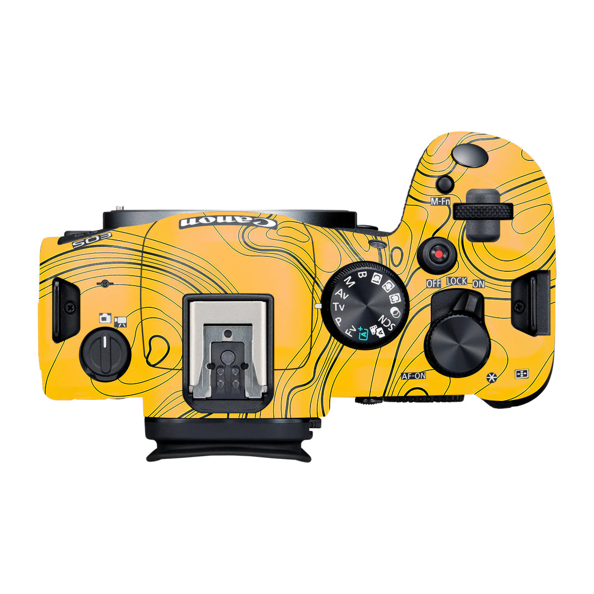 Topographic Map Pattern Canon R6 Mark III Camera Skin
