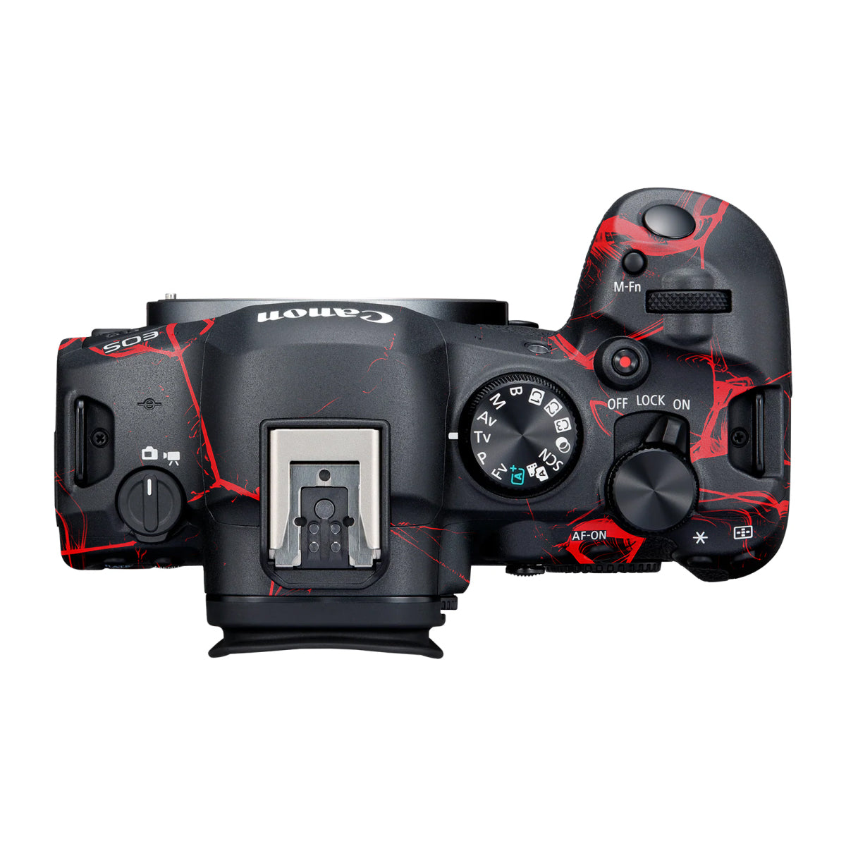 Red Neural Grid Canon R6 Mark III Camera Skin