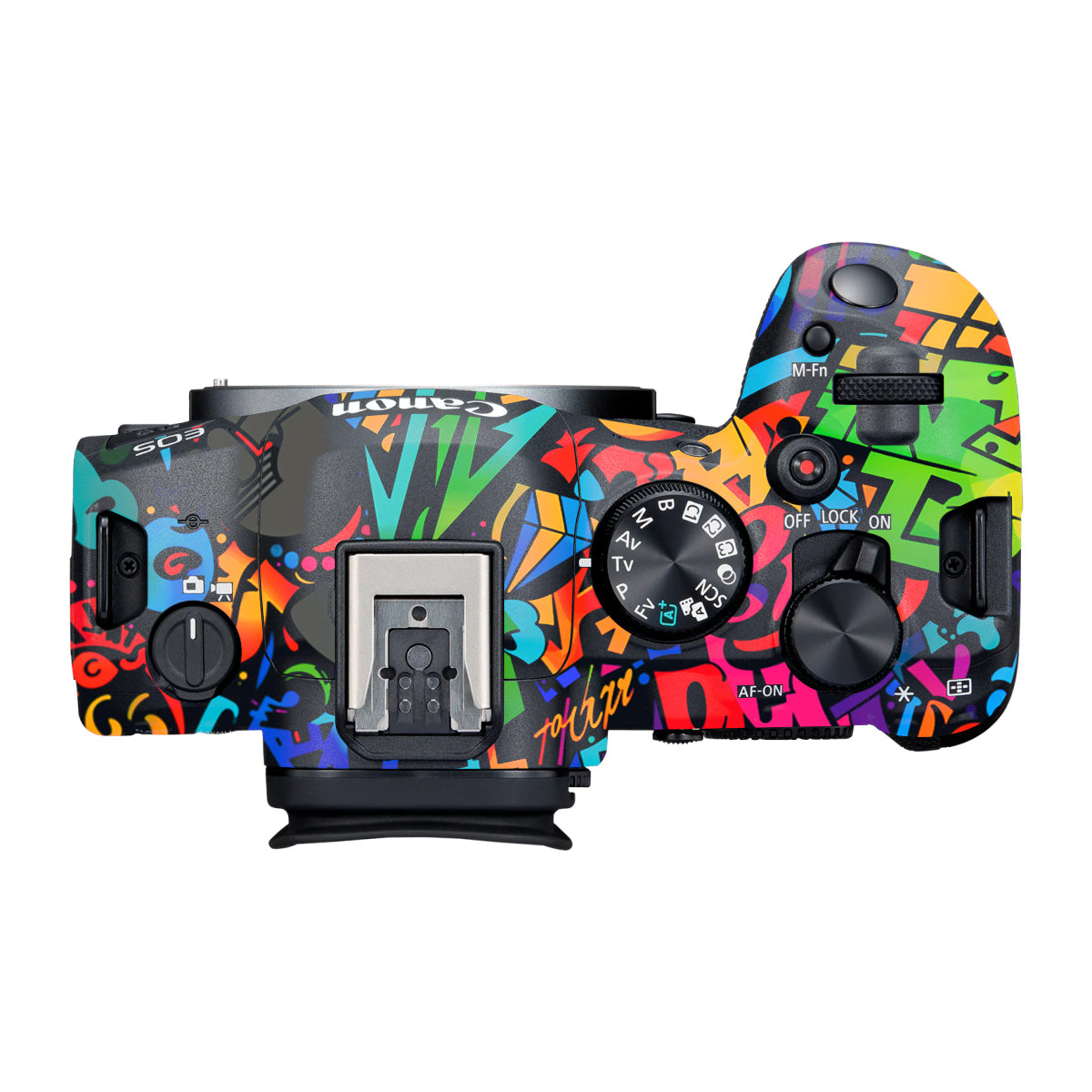 Colorful Urban Street Art Lettering Canon R6 Mark III Camera Skin