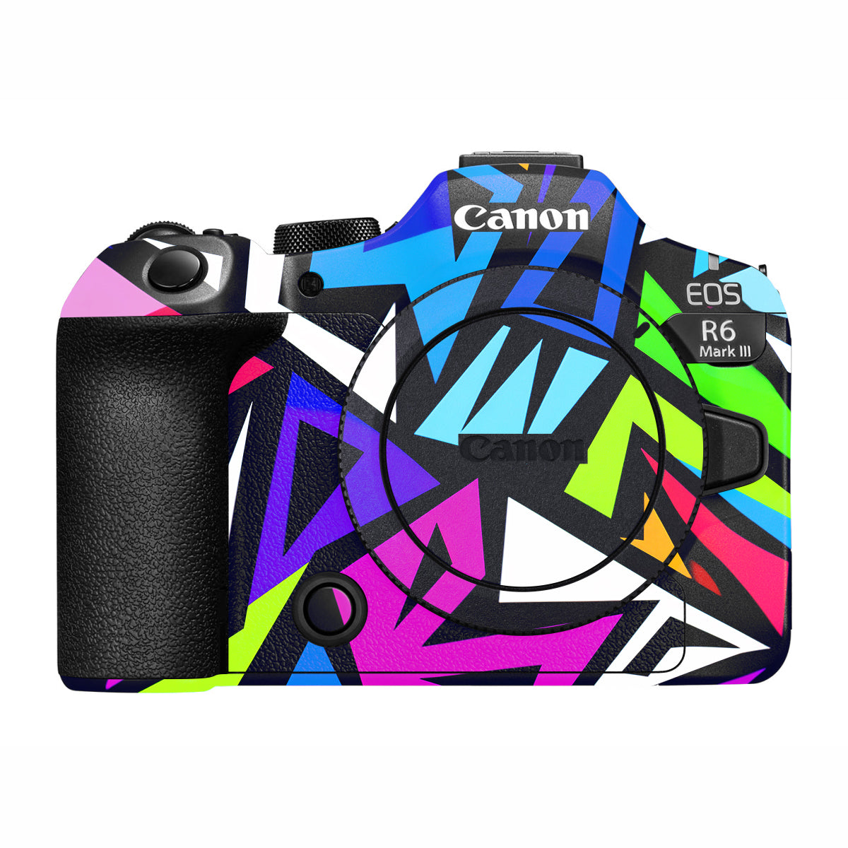 Bold Geometric Pop Canon R6 Mark III Camera Skin