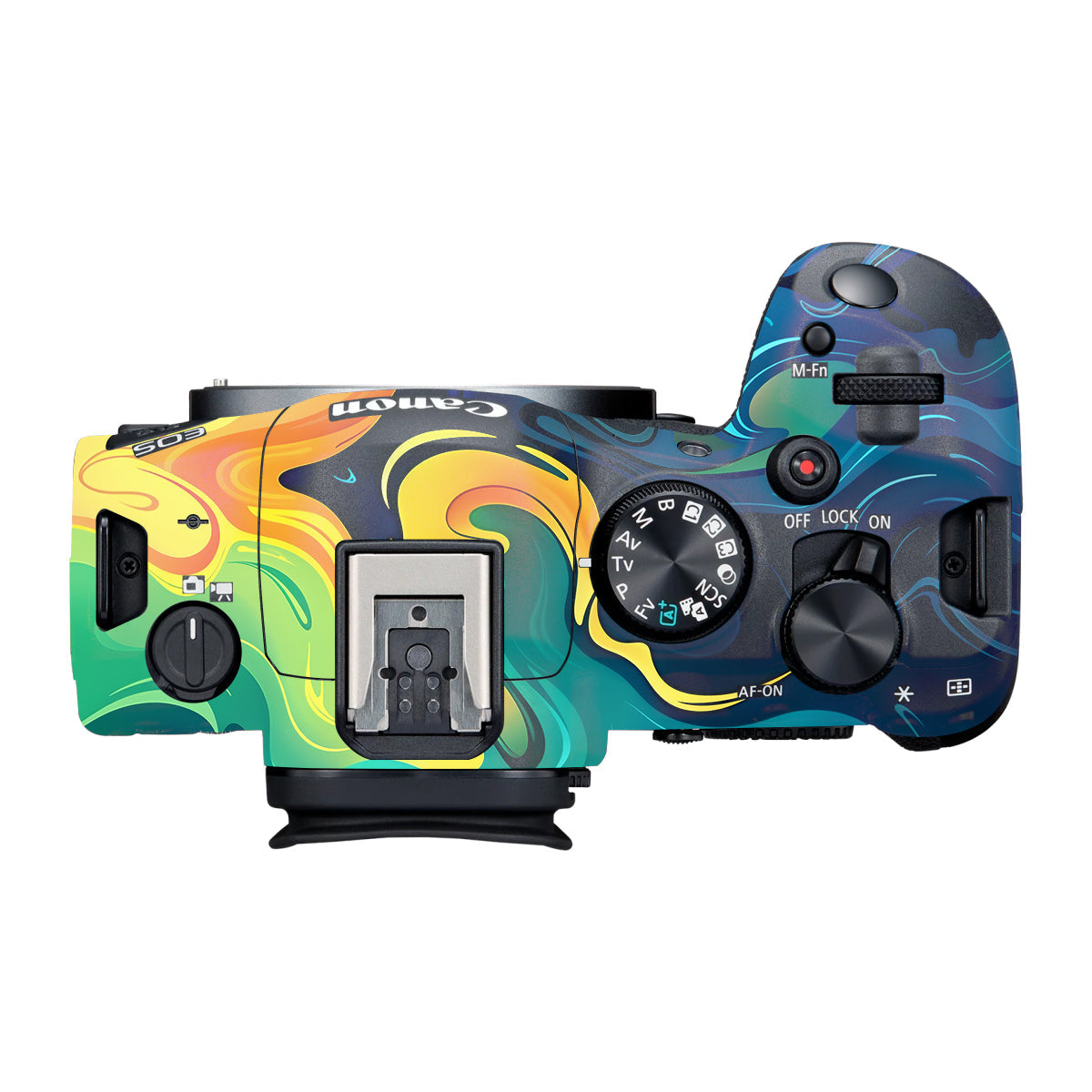 Rainbow Liquid Fusion Canon R6 Mark III Camera Skin