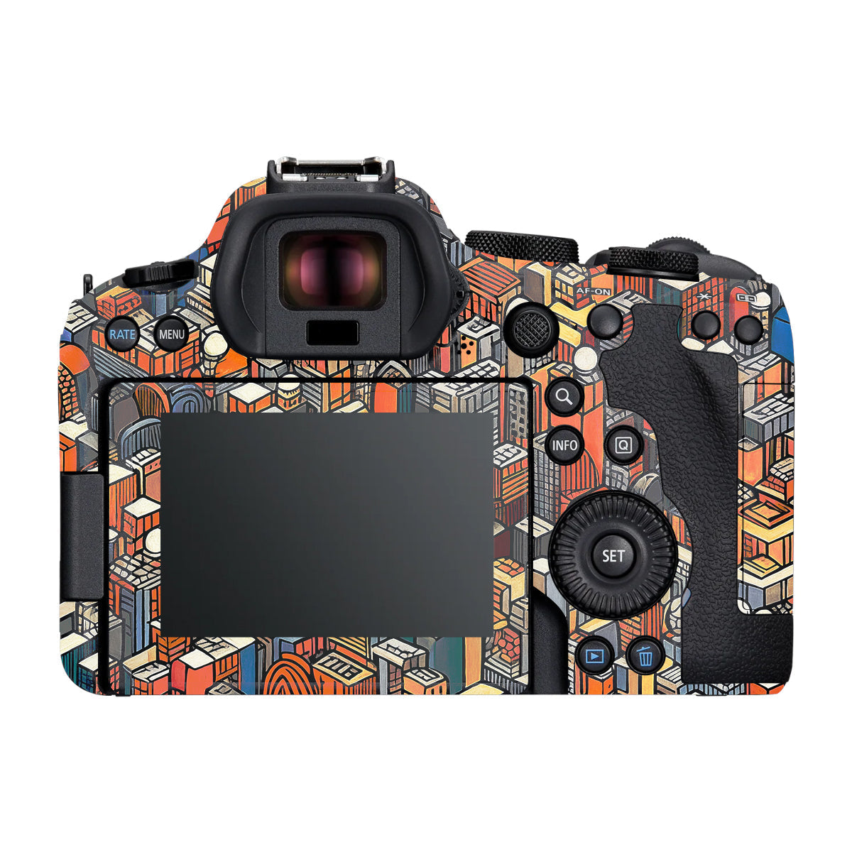 Isometric Cityscape Canon R6 Mark III Camera Skin