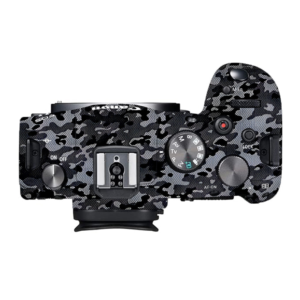 Stealth Grey Camo Canon EOS R6 Mark I Camera Skins