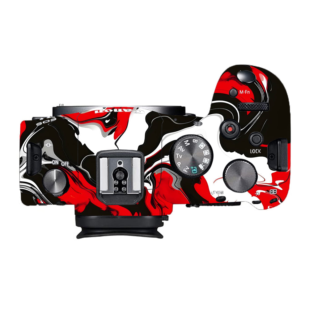 Scarlet and White Motion Canon EOS R6 Mark I Camera Skins