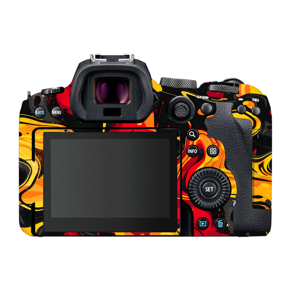 Lava Burst Canon EOS R6 Mark I Camera Skins