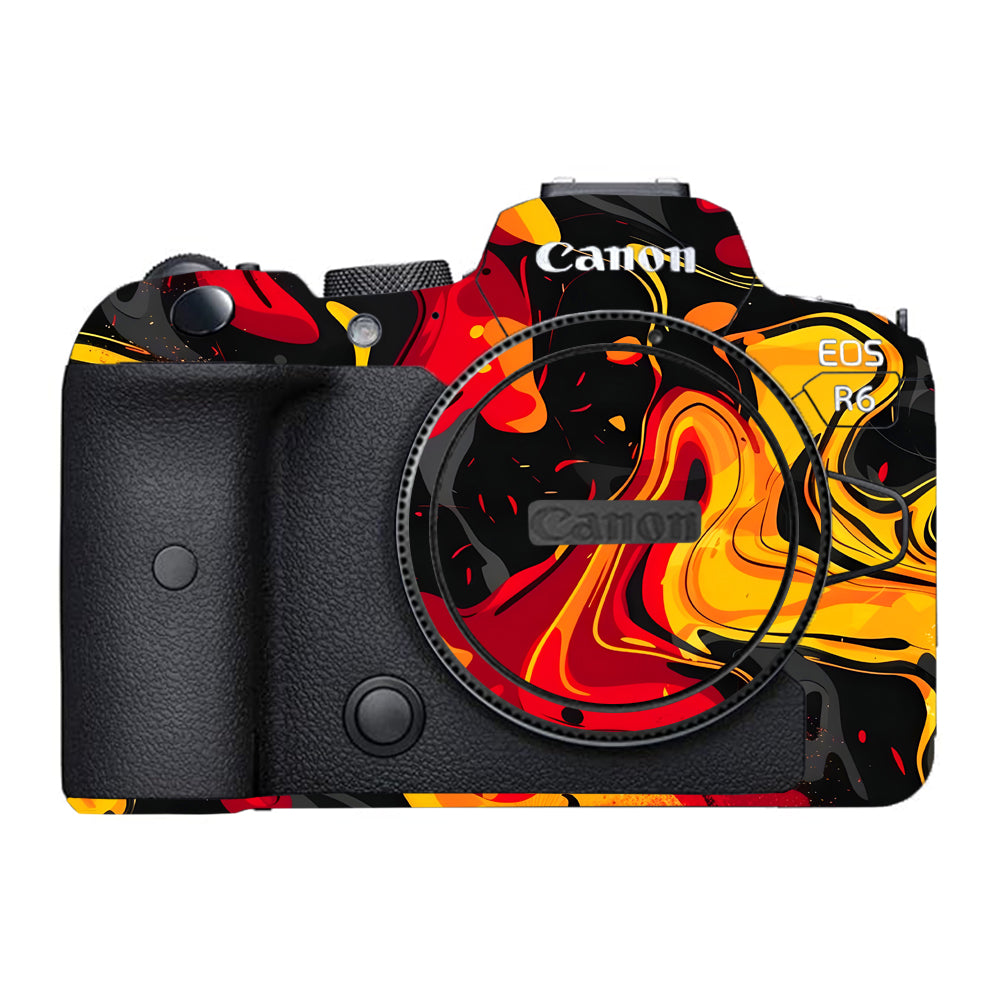 Lava Burst Canon EOS R6 Mark I Camera Skins