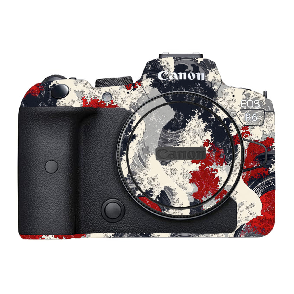 Abstract Waves Canon EOS R6 Mark I Camera Skin