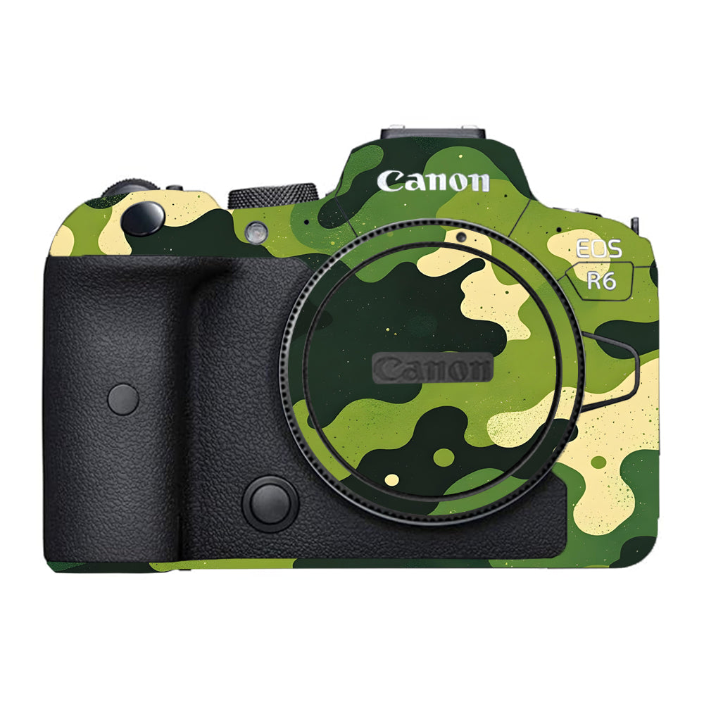 Camouflage Pattern Canon EOS R6 Mark I Camera Skins