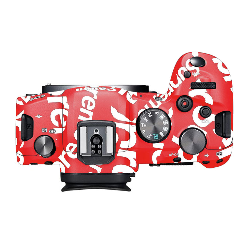 Supreme Red Canon EOS R6 Mark II Camera Skins