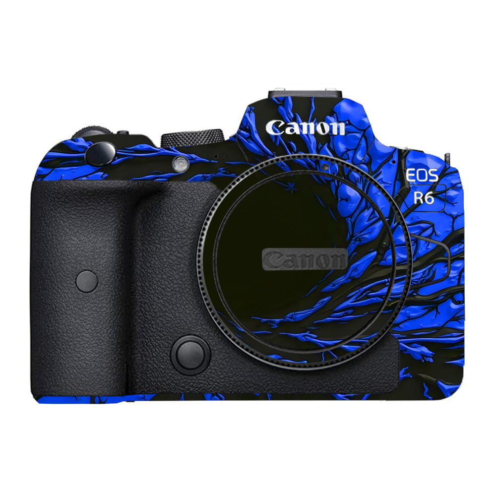 Venom Blue Canon EOS R6 Mark I Camera Skins