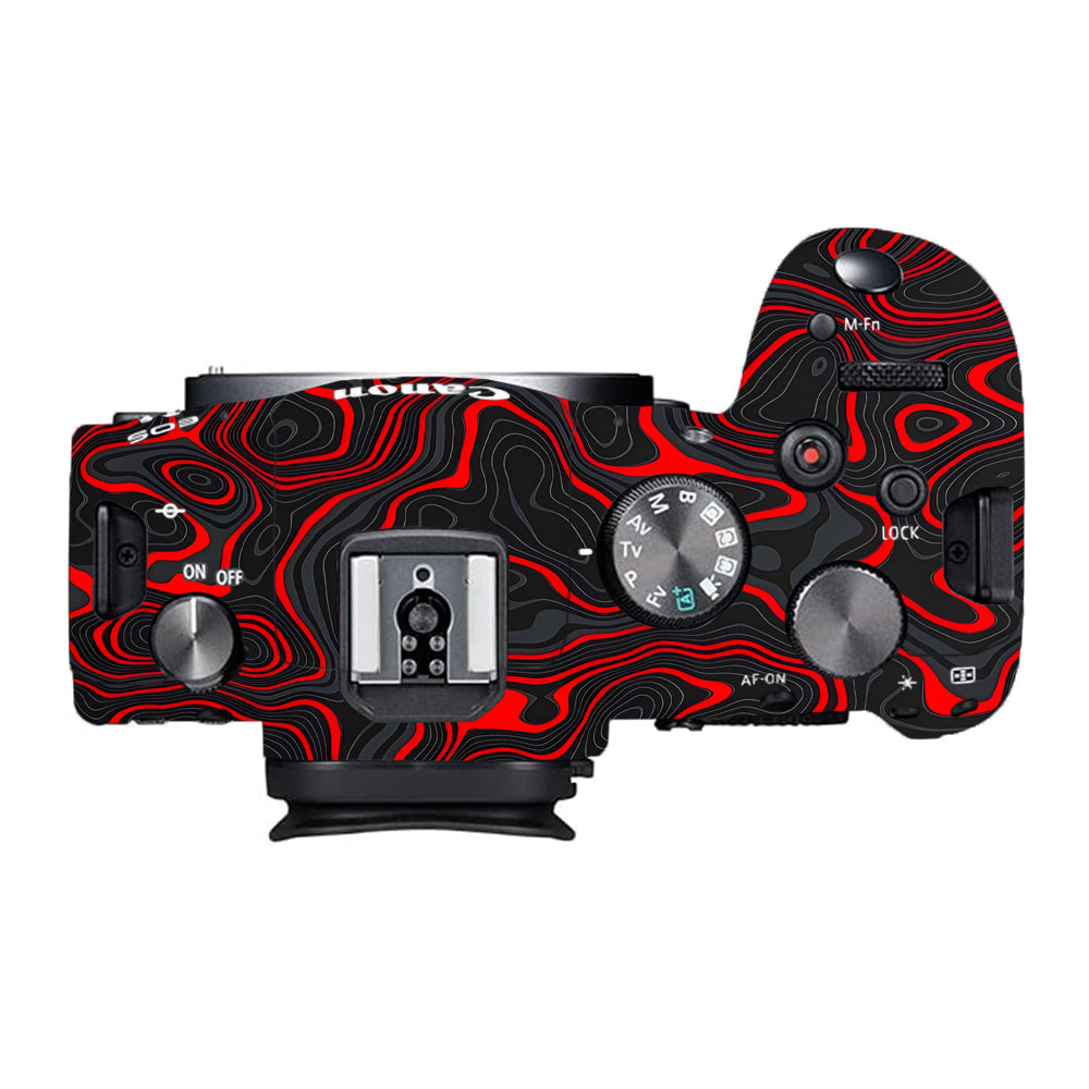 Crimson Waves Canon EOS R6 Mark I Camera Skins