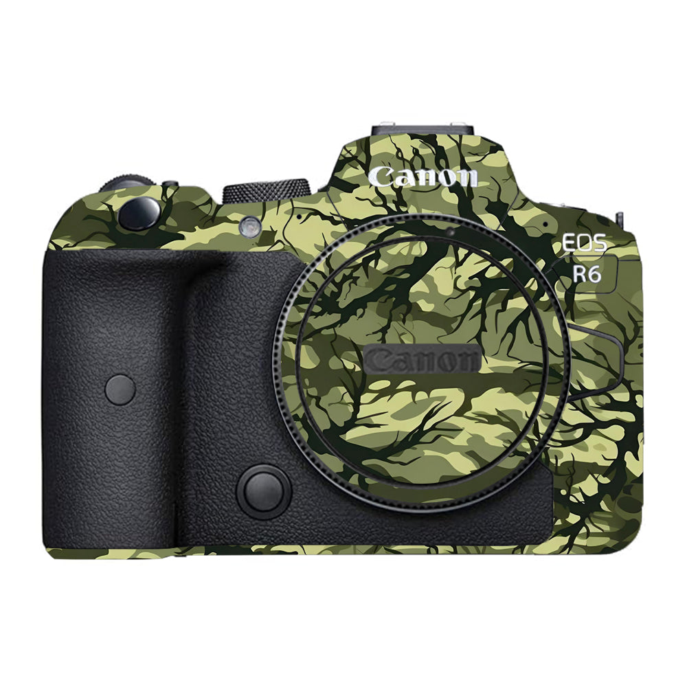 Green Tangled Vines Canon EOS R6 Mark I Camera Skins