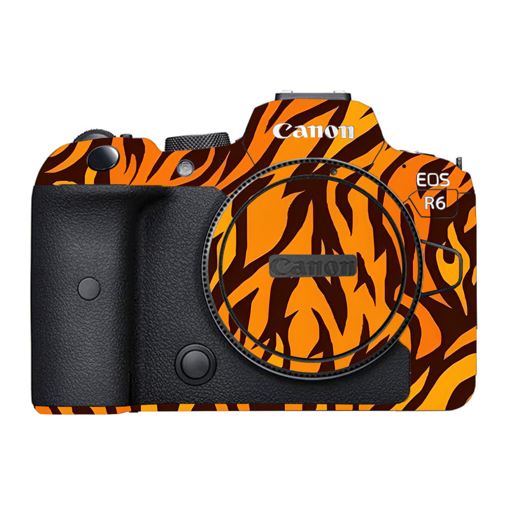 Wild Tiger Stripes Canon EOS R6 Mark I Camera Skins