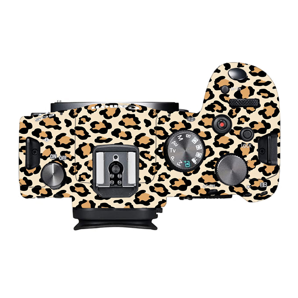 Sandy Leopard Spots Canon EOS R6 Mark I Camera Skins